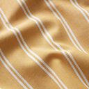 Stretch Cotton-Linen Blend Stripes – sunglow/white, 