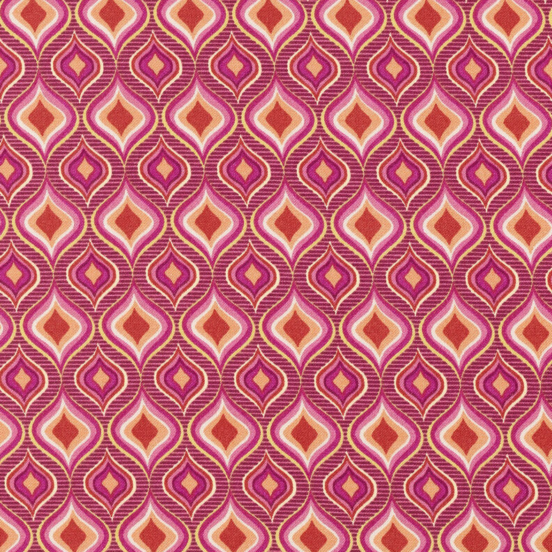Punto Milano retro pattern – lilac,  image number 1