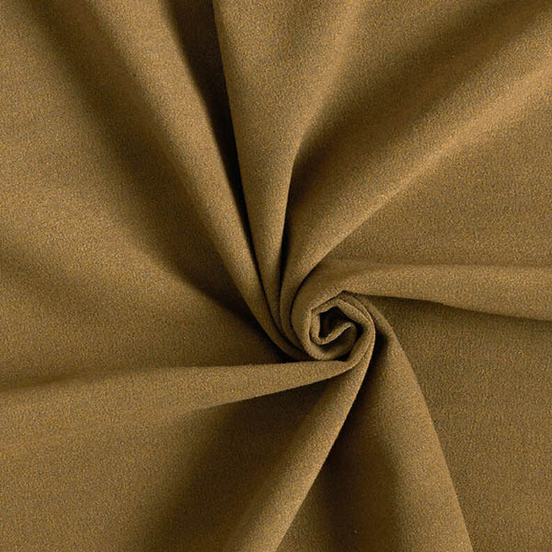 Plain Velours Coating Fabric – khaki,  image number 1
