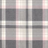 Stretch Trouser Fabric Tartan – slate grey/rosé,  thumbnail number 1