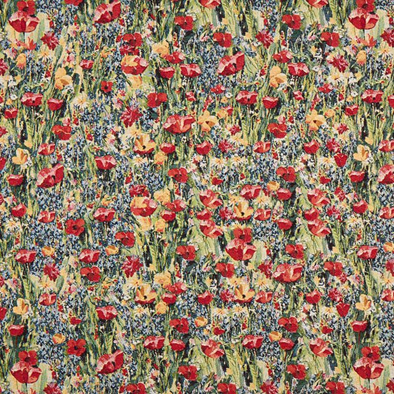 Decor Fabric Tapestry Fabric Poppies – carmine,  image number 1