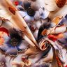 viscose fabric Daisies digital print – apricot/pastel mauve,  thumbnail number 3