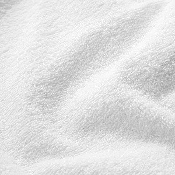 Towelling Fabric – white,  image number 3