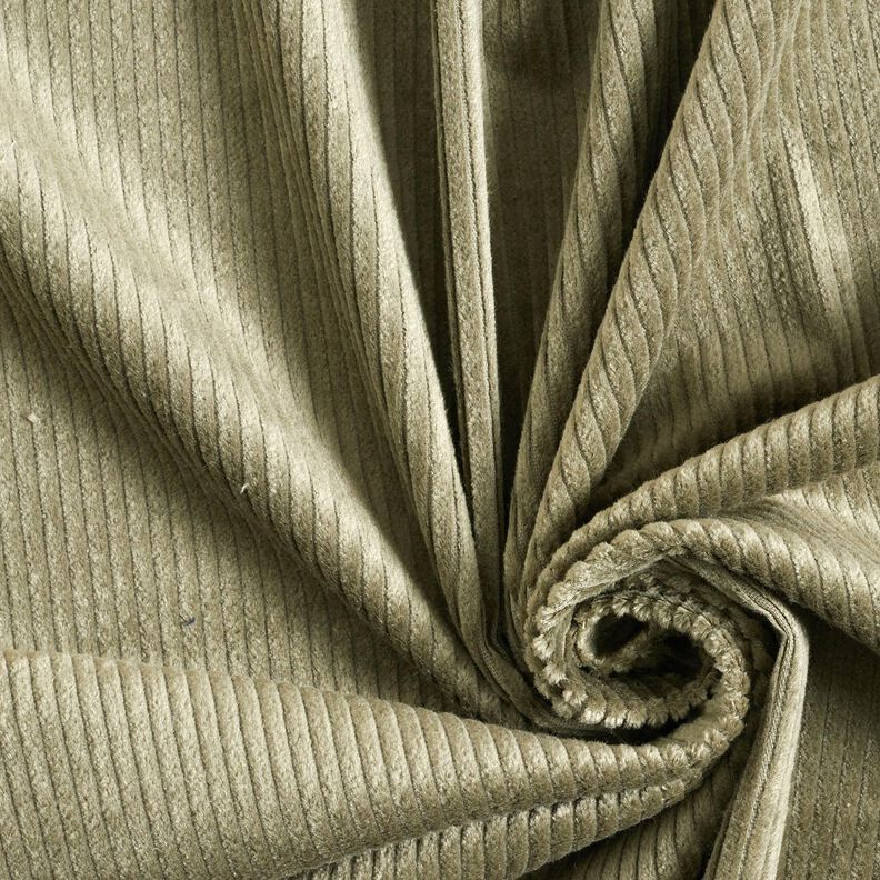 Stretchy wide corduroy – olive,  image number 1