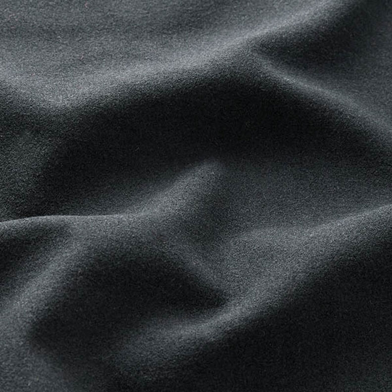 Plain Velours Coating Fabric – black,  image number 2