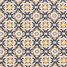 Cotton Cretonne Tile Print – white/black,  thumbnail number 1
