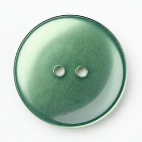2-hole button shiny [Ø 25 mm] – fir green, 