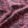 Cotton Jersey sea of flowers – merlot/coral,  thumbnail number 2