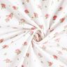 Cotton Poplin Delicate Roses – red/white,  thumbnail number 3