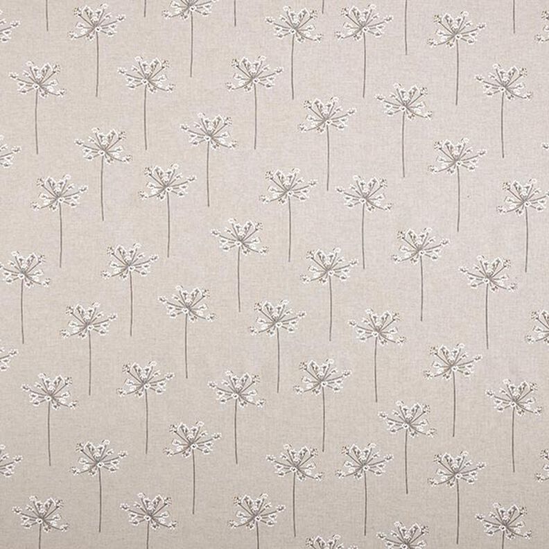 Decor Fabric Half Panama bear claw – natural/white,  image number 1