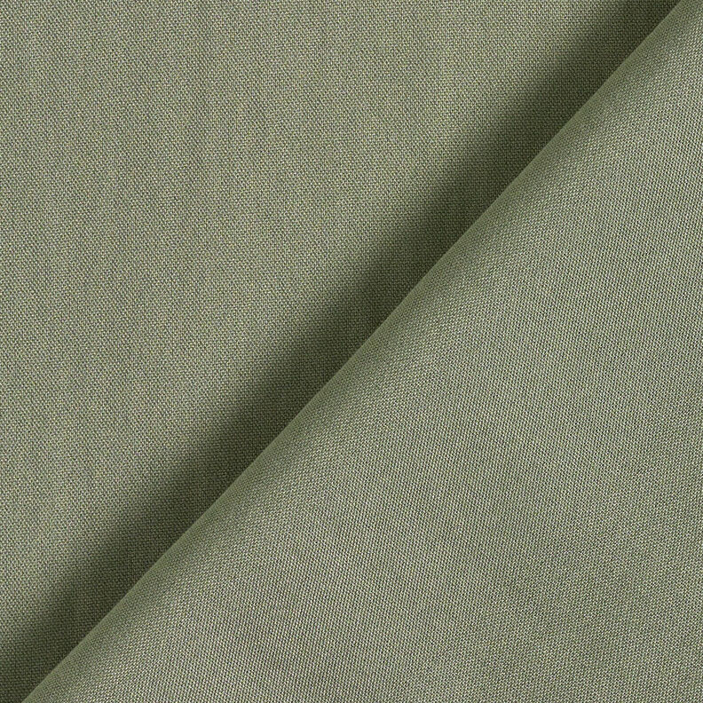 Plain viscose fabric – khaki,  image number 3