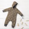 Teddy Fur Embroidered Flowers | Poppy Fabrics – dark taupe,  thumbnail number 5