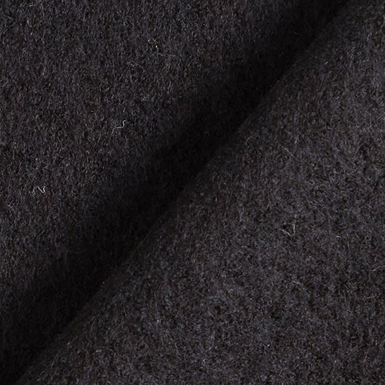Fulled woollen loden – black,  image number 3