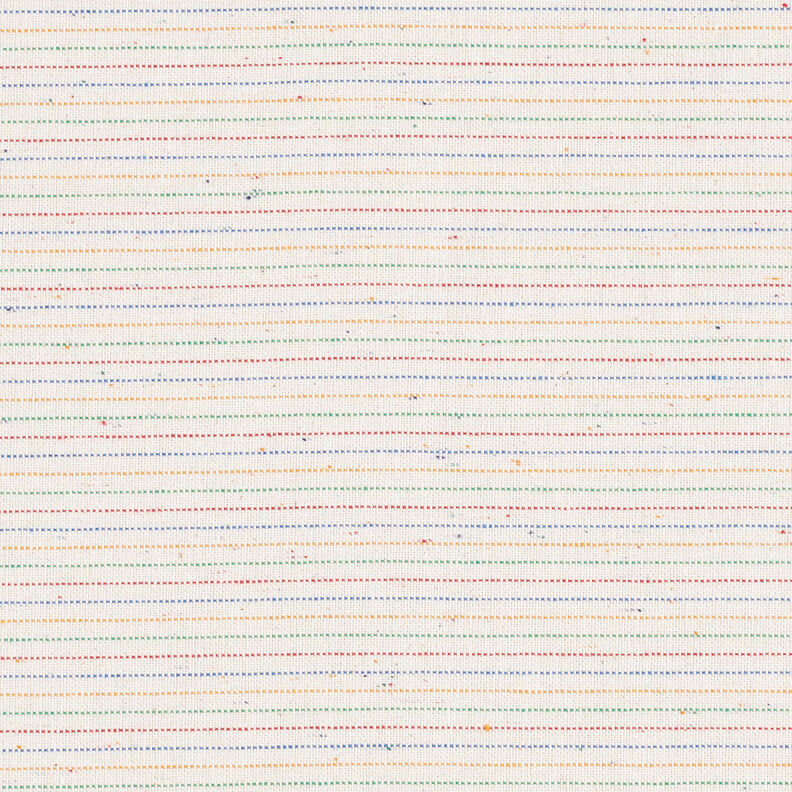 Decor Fabric Half Panama multicoloured stripes – natural, image number 1