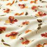Viscose Linen Blend watercolour flowers &ndash; natural/terracotta | Remnant 80cm,  thumbnail number 2