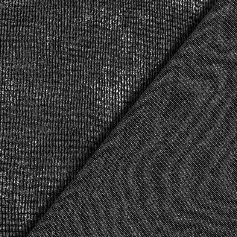 Glitter foil jersey – black,  image number 6