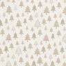 Decor Fabric Jacquard glittering fir trees – beige/silver,  thumbnail number 1