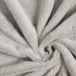 high-quality solid-color faux fur – light grey, 