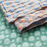 Cloqué dots and diamonds – light blue/apricot,  thumbnail number 6