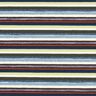 Viscose Jersey colourful stripes with glitter – navy blue/lime green,  thumbnail number 1