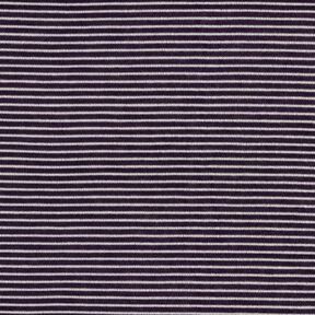 Fine Knit Narrow Stripes – plum/white, 