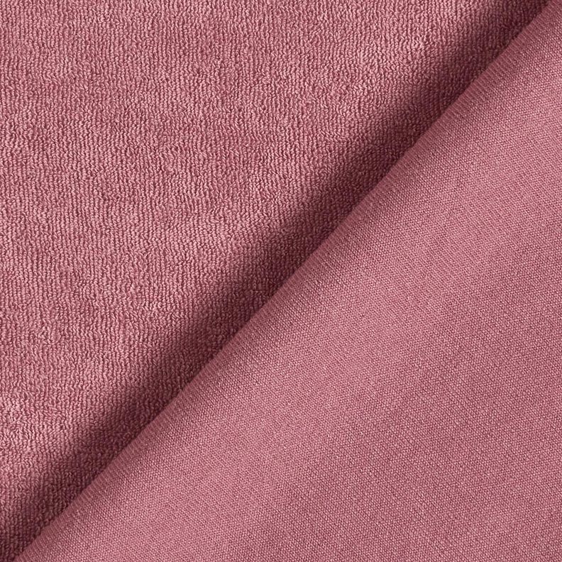 Towelling Fabric Stretch Plain – pale berry,  image number 3