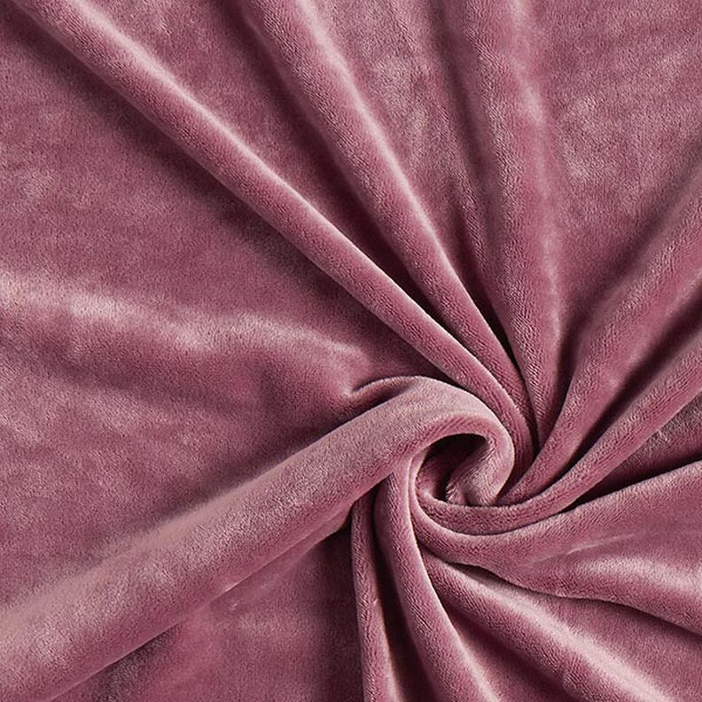Stretch Velvet Nicky Velours – dusky pink,  image number 1