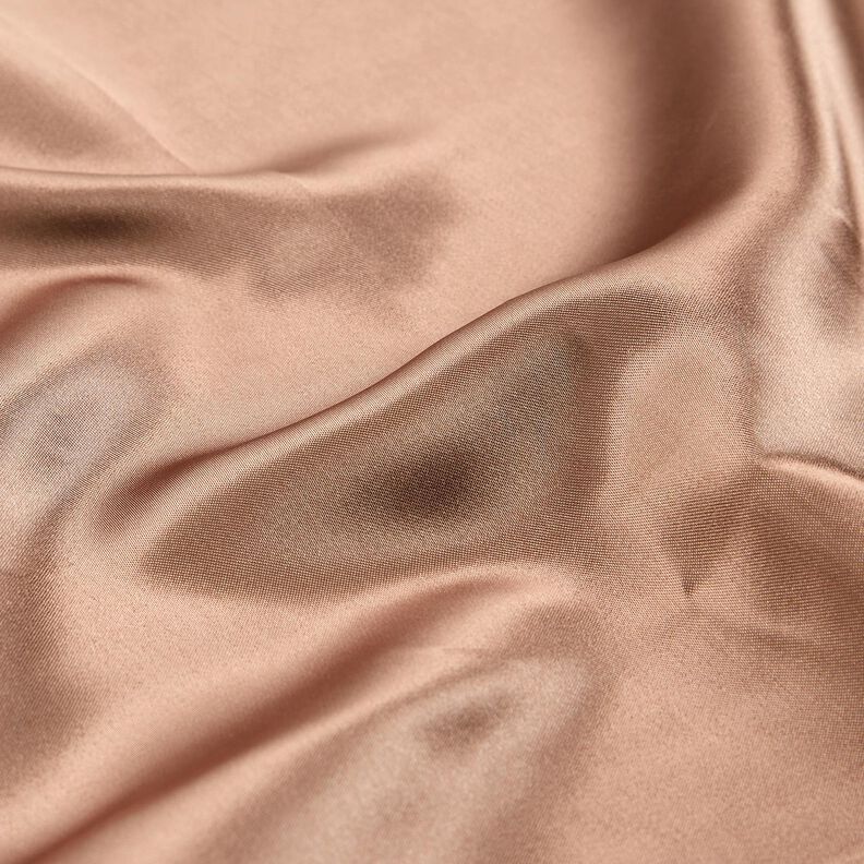 Satin lining plain – light brown,  image number 2