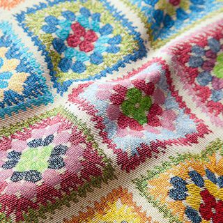 Decor Fabric Tapestry Fabric crochet look – light beige | Remnant 100cm, 