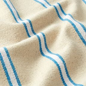 Woven Cotton rustic – turquoise/natural, 