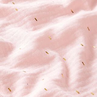 Muslin Foil Print Rectangle | by Poppy – rosé, 