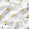Double Gauze/Muslin watercolour lemons Digital Print – white,  thumbnail number 2