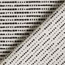 Decor Fabric Jacquard rustic stripes – black/natural,  thumbnail number 4
