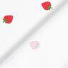 Cotton Poplin strawberries – white,  thumbnail number 4