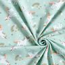Cotton Jersey unicorn and rainbow – ice blue,  thumbnail number 3