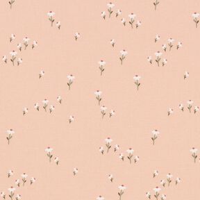 Cotton Jersey Daisy meadow – rosé, 