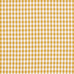 Cotton Vichy check 0,5 cm – mustard/white, 
