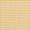 Cotton Vichy check 0,5 cm – mustard/white,  thumbnail number 1