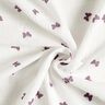 Double Gauze/Muslin butterflies – ivory/red lilac,  thumbnail number 3