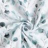 Double Gauze/Muslin watercolour eucalyptus vines Digital Print – white,  thumbnail number 3