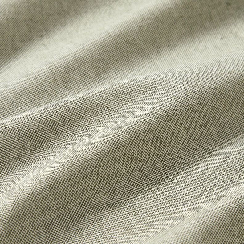 Decor Fabric Half Panama Two-tone – dark olive/natural, image number 2