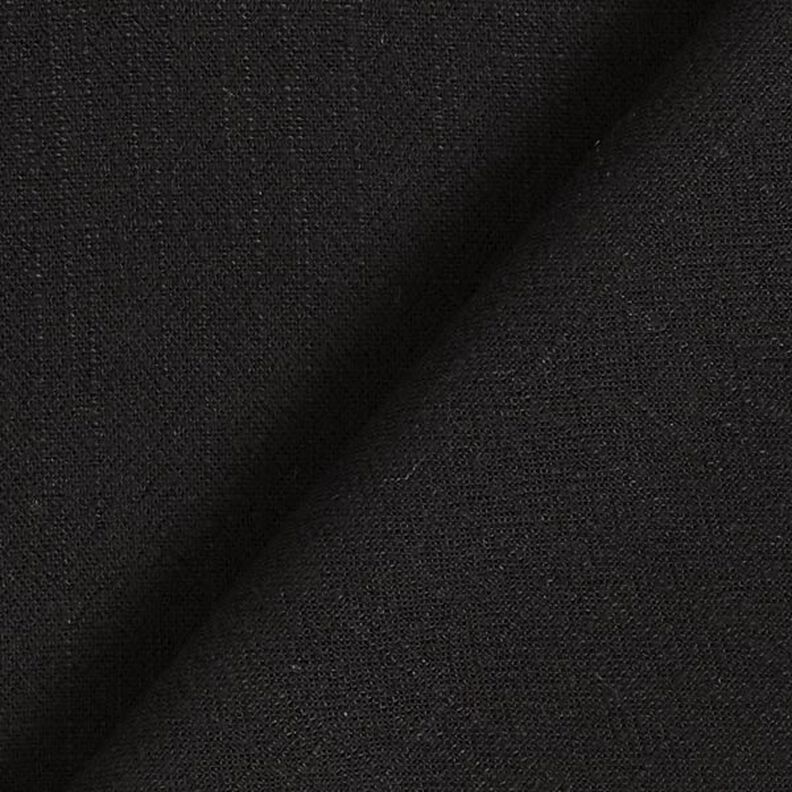 Soft viscose linen – black,  image number 4