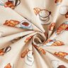 Decor Fabric Half Panama fresh croissants – light brown/natural,  thumbnail number 3