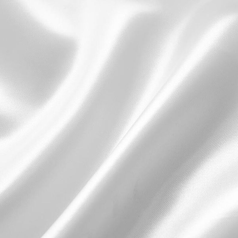 Polyester Satin – white,  image number 3