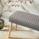Upholstery Fabric Velvet Honeycomb Quilt – grey,  thumbnail number 7