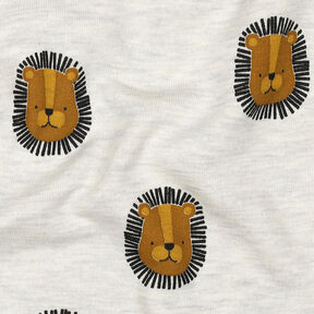 Sweatshirt Fabric Lions | by Poppy – offwhite/fawn, 