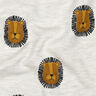 Sweatshirt Fabric Lions | by Poppy – offwhite/fawn,  thumbnail number 2