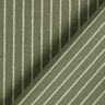 Blouse Fabric Cotton Blend wide Stripes – olive/offwhite,  thumbnail number 4