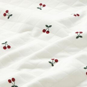 Doubleface Cherries – ivory, 