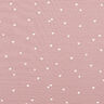 Cotton Jersey hearts and stripes  – light dusky pink,  thumbnail number 1